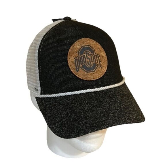 NCAA Ohio State Buckeyes Cork Trucker Hat New SnapBack Wrangler - Picture 1 of 6